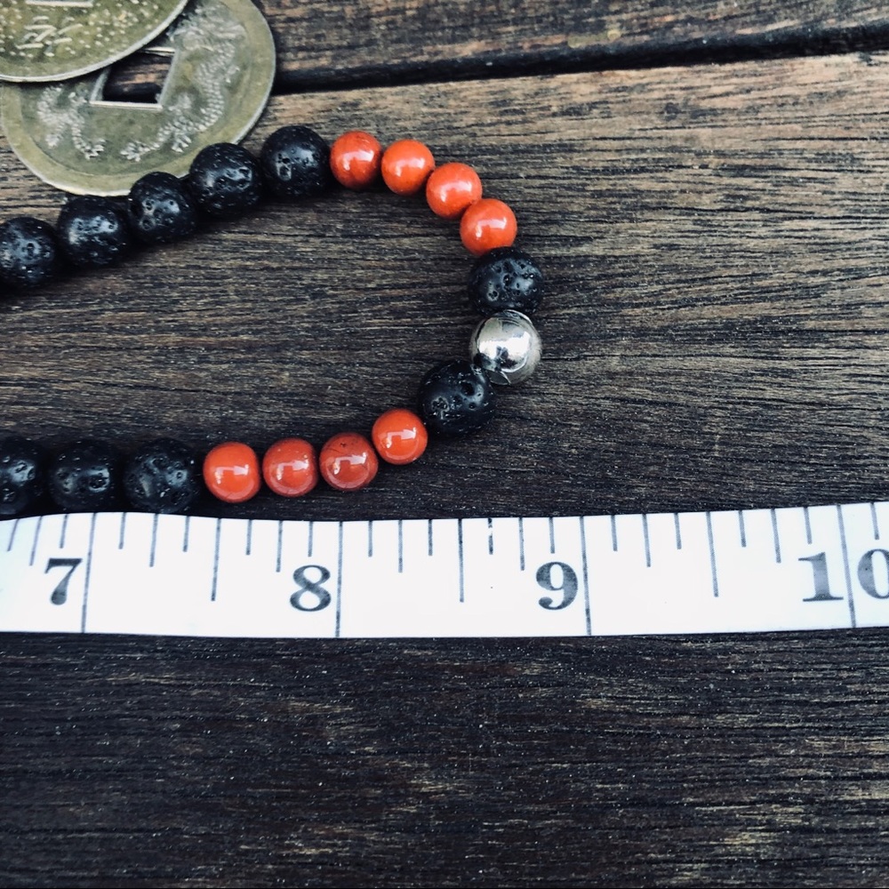 🎉HP🎉 LAVA + RED JASPER STONE DIFFUSER NECKLACE - Picture 5 of 7